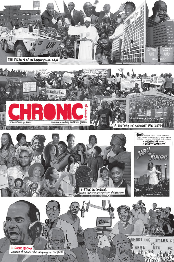 Cover of latest Chimurenga Chronic Issue.
